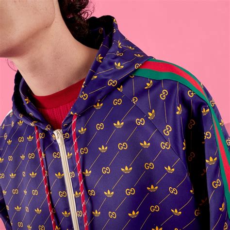 chaqueta gucci adidas|Adidas collaboration with Gucci.